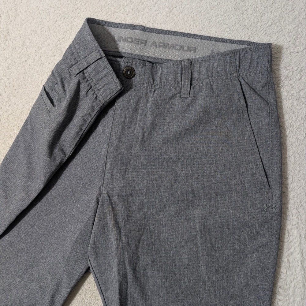 Under Armour Golf Pants Mens 36/30 Gray Performance Straight Leg 1347389